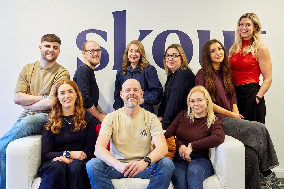 The Skout PR team pictured in 2026